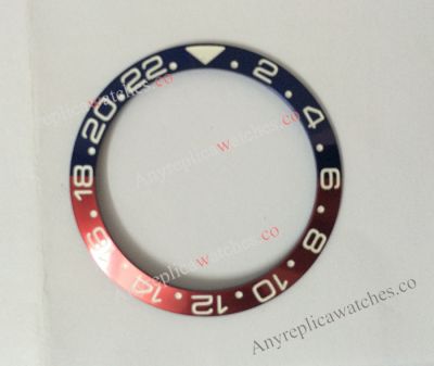 Rolex GMT Master II Red & Blue Ceramic bezel Insert only for Sale